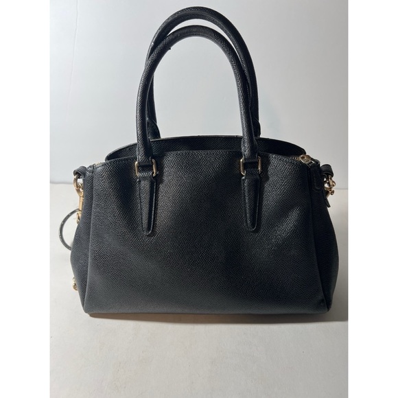 Coach Black Leather Handbag - Picture 2 of 8